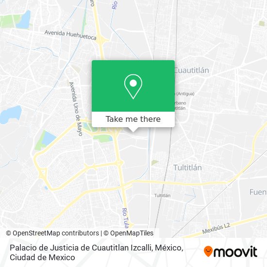 Palacio de Justicia  de Cuautitlan Izcalli, México map