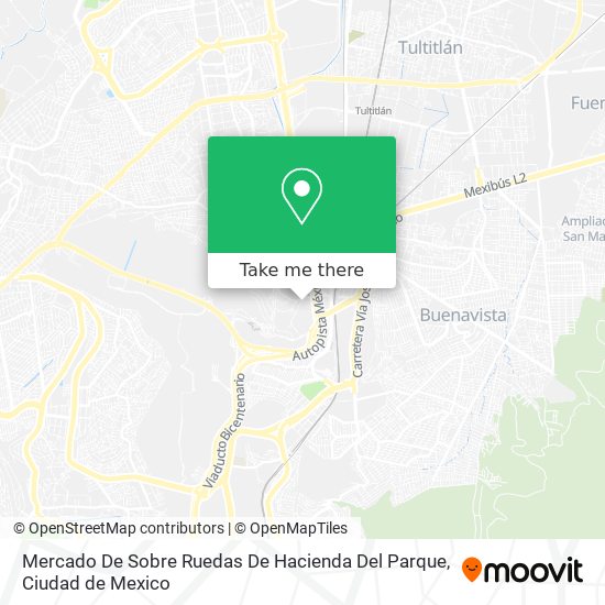 Mercado De Sobre Ruedas De Hacienda Del Parque map