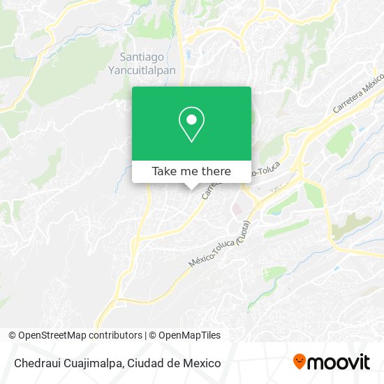 Chedraui Cuajimalpa map
