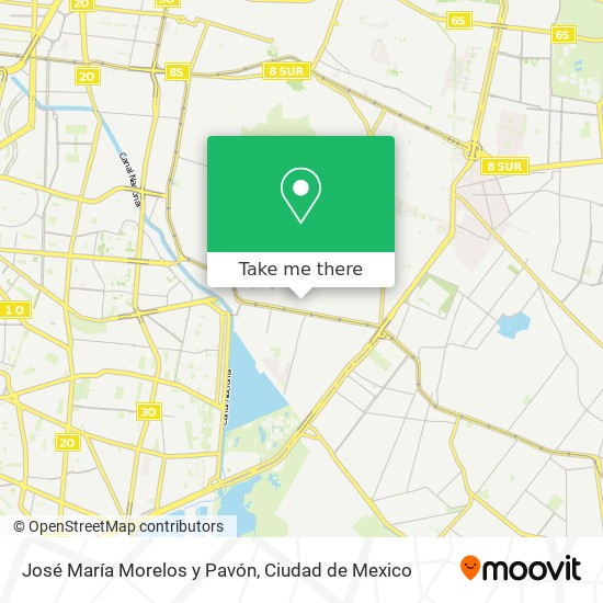 José María Morelos y Pavón map