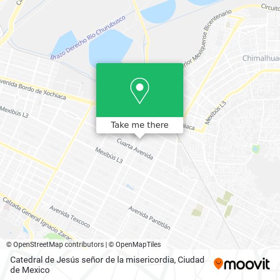 Mapa de Catedral de Jesús señor de la misericordia