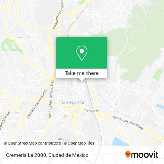 Mapa de Cremeria La 2000