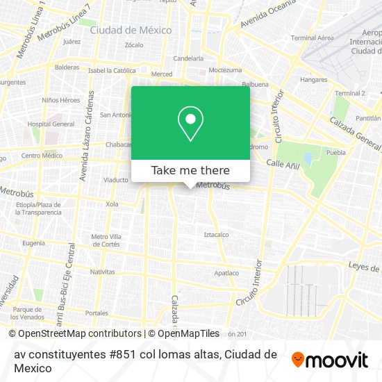 av constituyentes #851 col lomas altas map