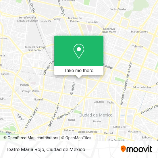 Teatro Maria Rojo map