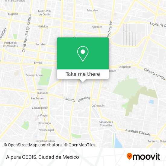 Alpura CEDIS map