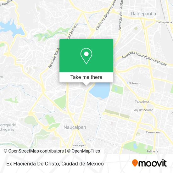 Ex Hacienda De Cristo map