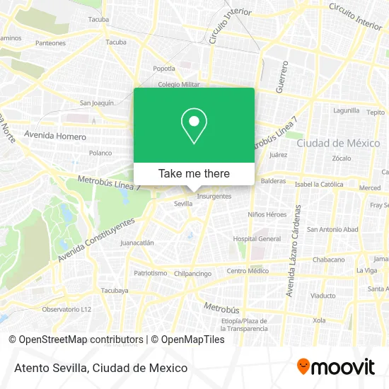 Atento Sevilla map