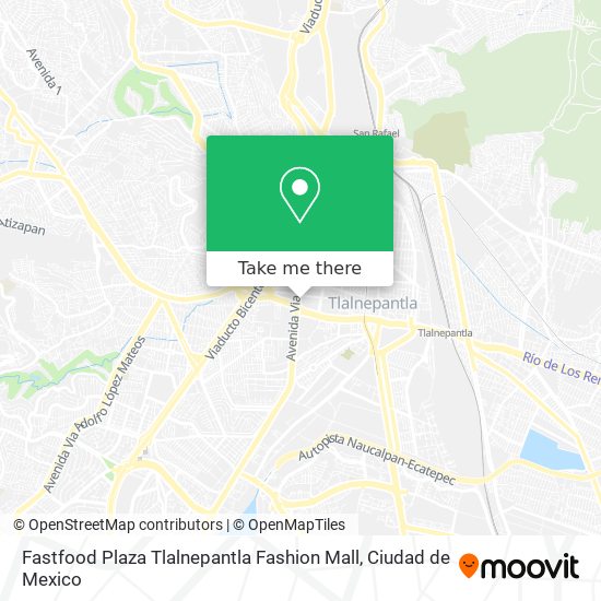 Fastfood Plaza Tlalnepantla Fashion Mall map