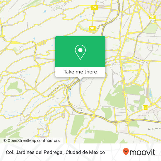 Mapa de Col. Jardines del Pedregal