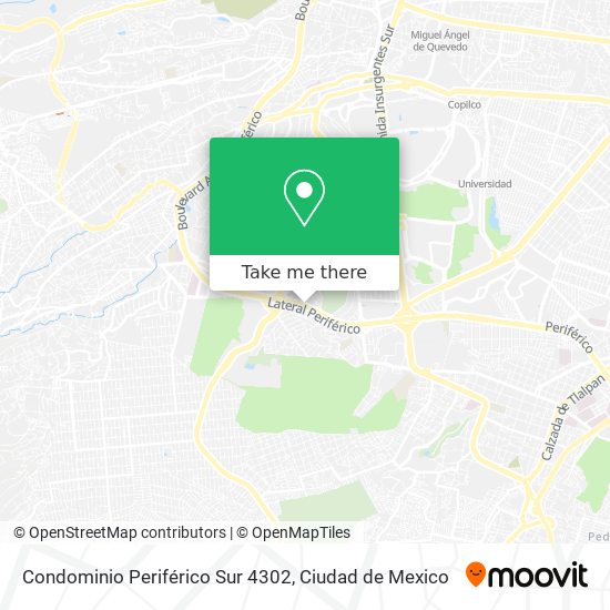 Condominio Periférico Sur 4302 map