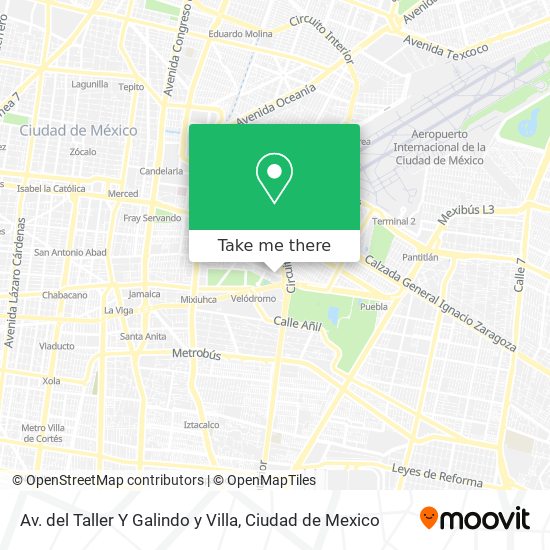 Av. del Taller Y Galindo y Villa map