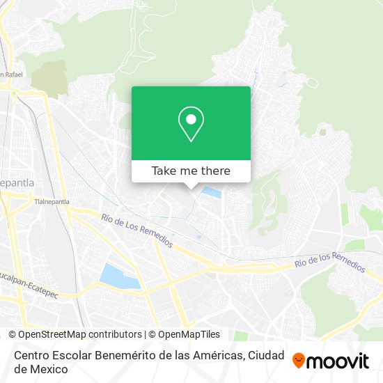 Mapa de Centro Escolar Benemérito de las Américas