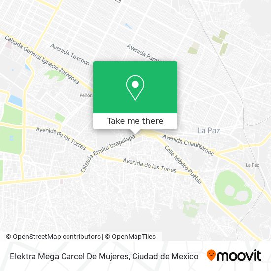 Elektra Mega Carcel De Mujeres map