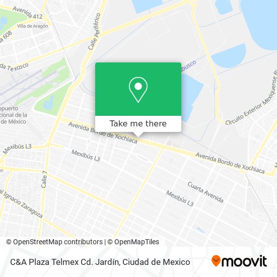 C&A Plaza Telmex Cd. Jardín map