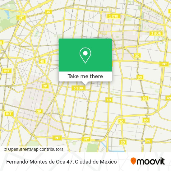 Mapa de Fernando Montes de Oca 47