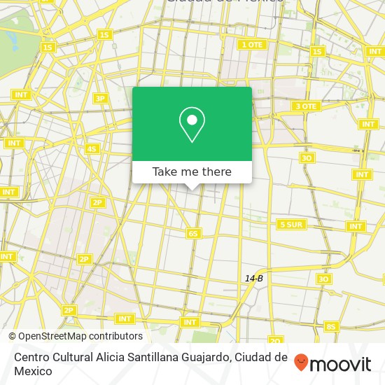 Centro Cultural Alicia Santillana Guajardo map