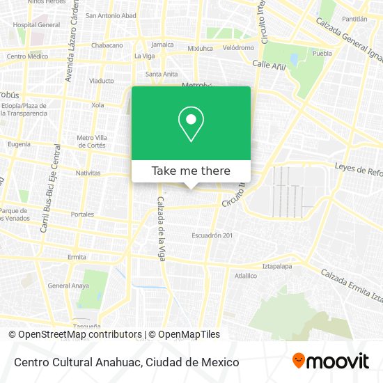 Centro Cultural Anahuac map