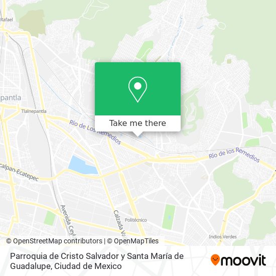 Mapa de Parroquia de Cristo Salvador y Santa María de Guadalupe