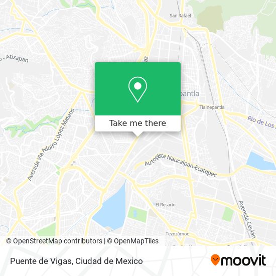 How to get to Puente de Vigas in Atizapán De Zaragoza by Bus or Metro?
