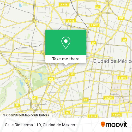Mapa de Calle Río Lerma 119
