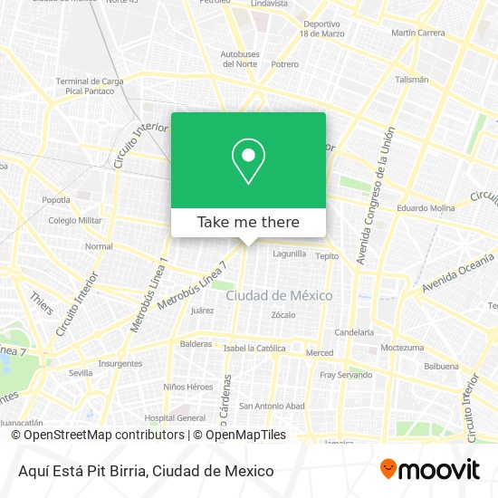 Aquí Está Pit Birria map