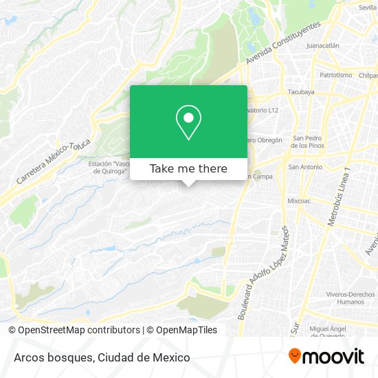 Arcos bosques map