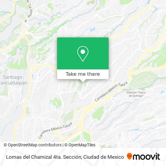 Lomas del Chamizal 4ta. Sección map