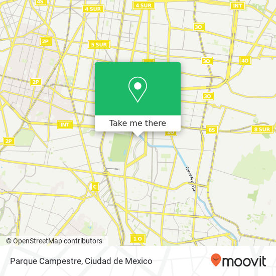 Parque Campestre map