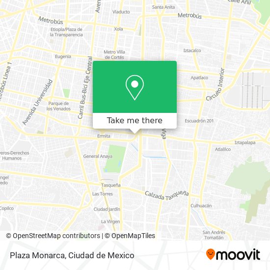 Plaza Monarca map