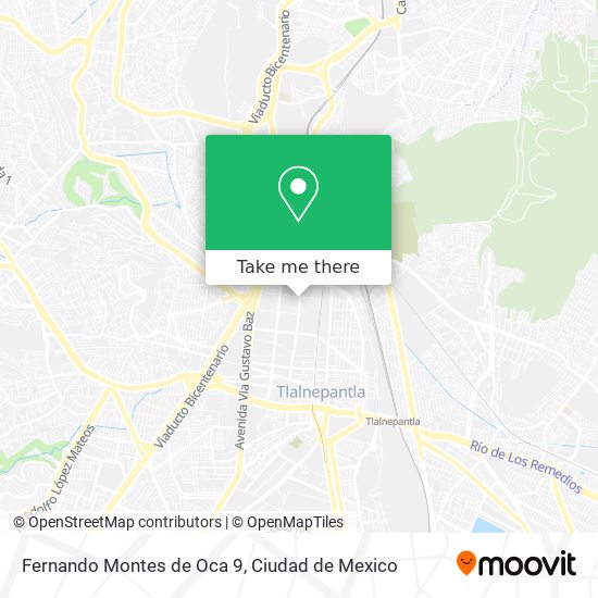 Mapa de Fernando Montes de Oca 9