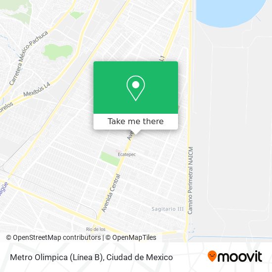 Metro Olimpica (Línea B) map