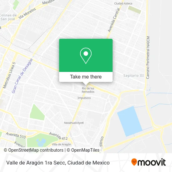 Valle de Aragón 1ra Secc map