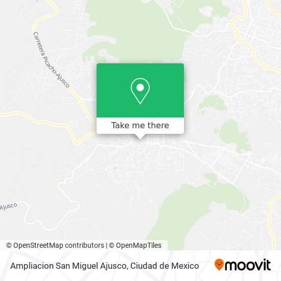 Ampliacion San Miguel Ajusco map