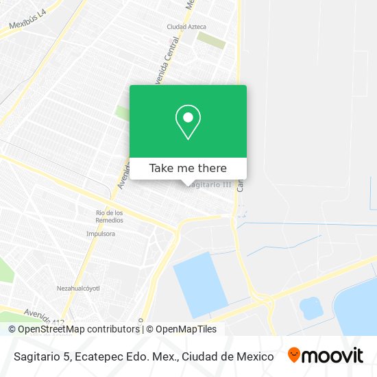 Mapa de Sagitario 5, Ecatepec Edo. Mex.