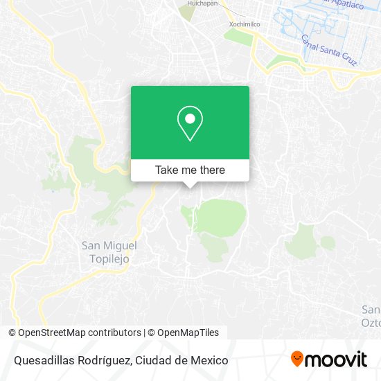 Quesadillas Rodríguez map