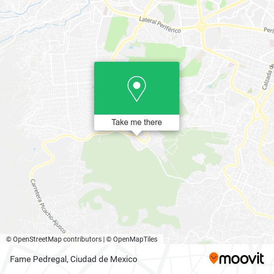 Fame Pedregal map