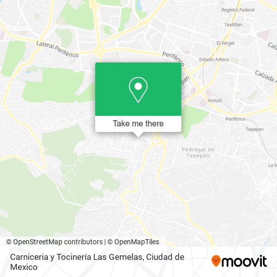 Carniceria y Tocinería Las Gemelas map