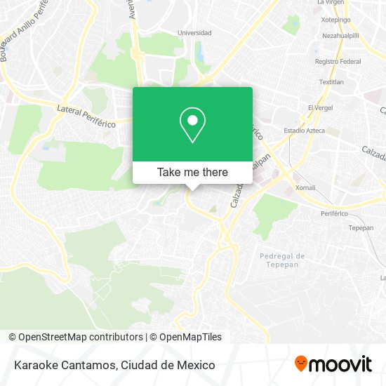 Karaoke Cantamos map