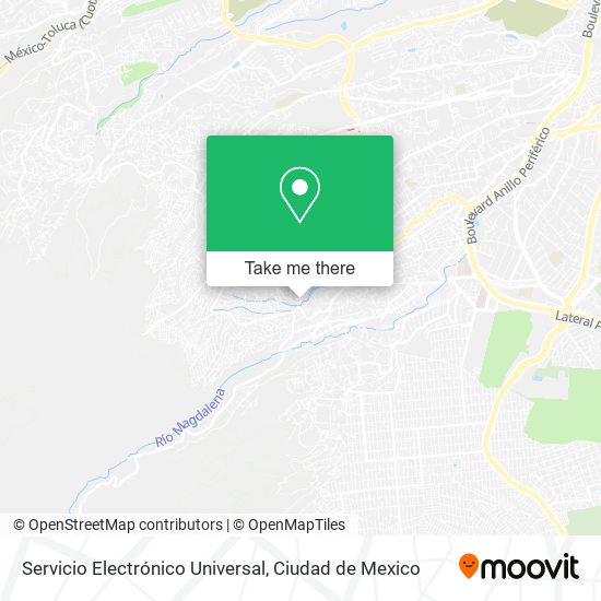 Servicio Electrónico Universal map