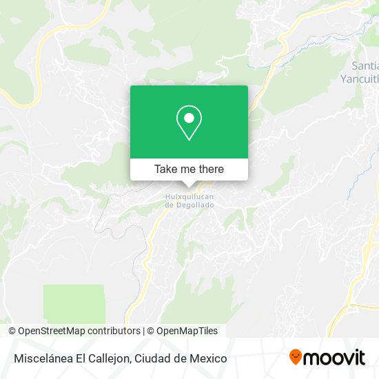 Miscelánea El Callejon map