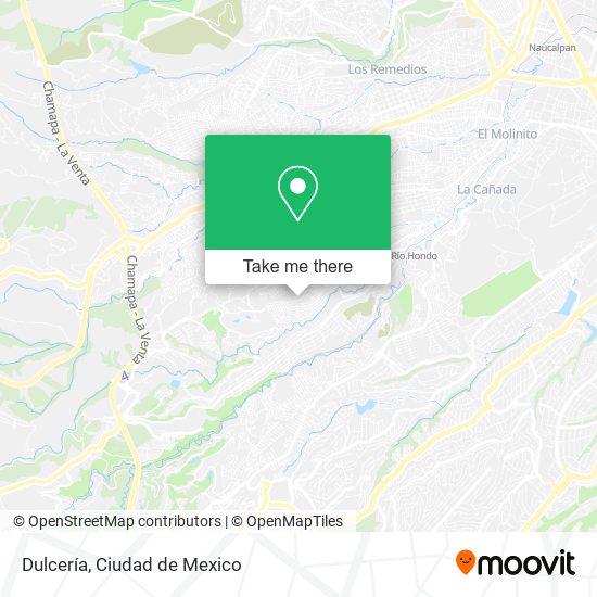 Dulcería map