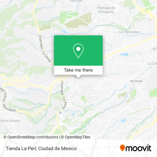 Tienda La Perl map