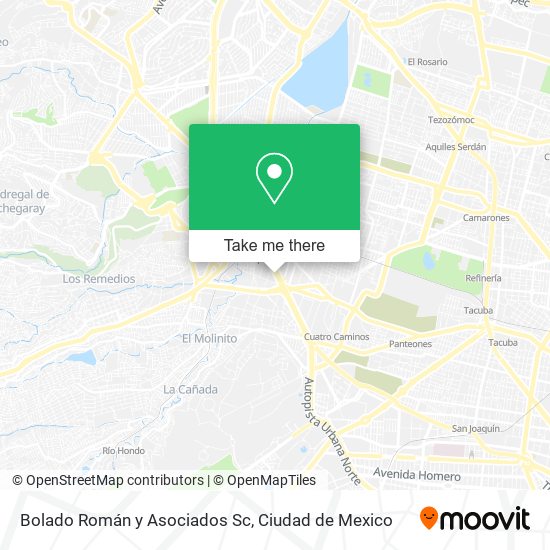 Bolado Román y Asociados Sc map
