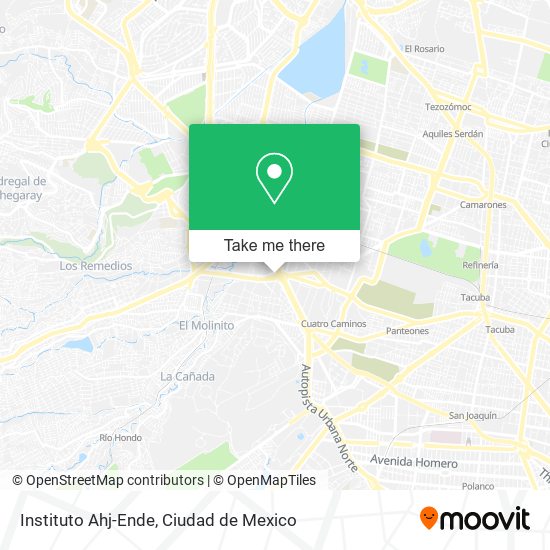 Mapa de Instituto Ahj-Ende
