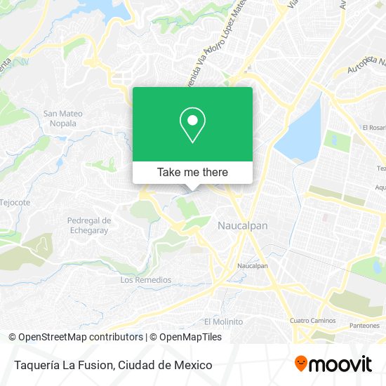 Taquería La Fusion map