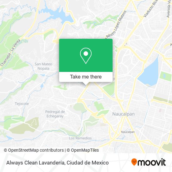Always Clean Lavandería map