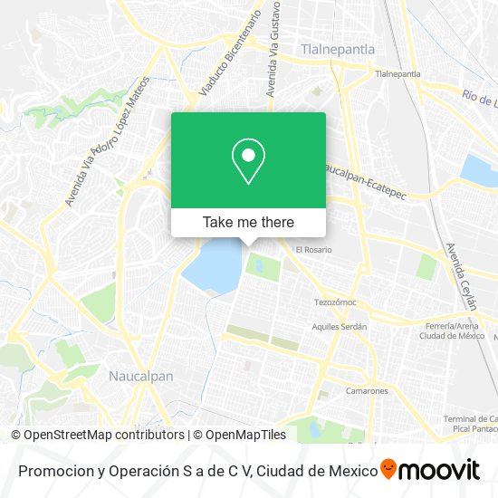 Promocion y Operación S a de C V map