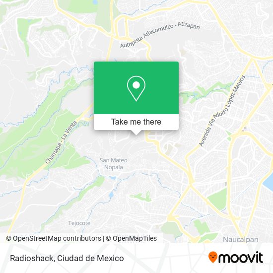 Mapa de Radioshack