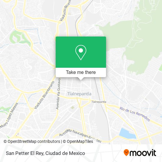 San Petter El Rey map