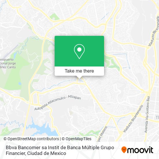 Bbva Bancomer sa Instit de Banca Múltiple Grupo Financier map